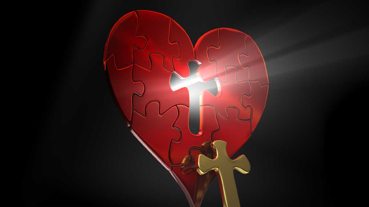 heart cross puzzle